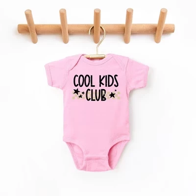 Детское боди Cool Kids Club розового цвета