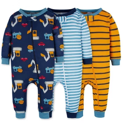 Пижама-слип Onesies для мальчика, 3 шт., construction zone