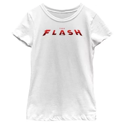 Футболка с официальным логотипом Girl's The Flash Movie белая