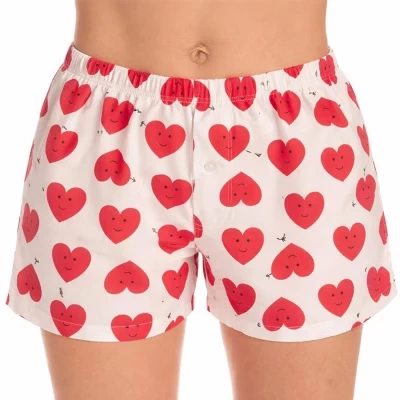 Женские хлопчатобумажные пижамные шорты-боксеры Sleep & Lounge Boxer с сердечками из лука и стрел