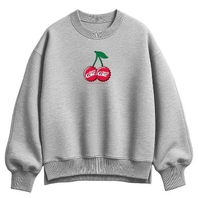 Женская кепка Cherry Coke Cap Cherries из флиса оверсайз, спортивная толстовка heather