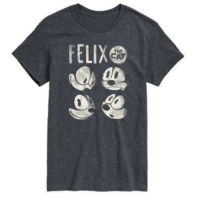 Мужская футболка Felix Faces с коротким рукавом и графическим рисунком в тон 