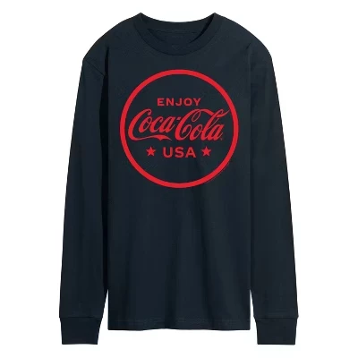 Мужской лонгслив Coca-Cola «Enjoy Coca-Cola USA», синий