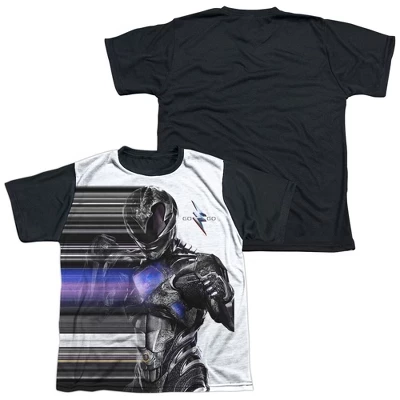 Детская костюмная футболка Power Rangers Black Streak, белая