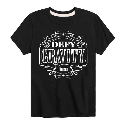 Футболка с коротким рукавом и рисунком Defy Gravity черного цвета