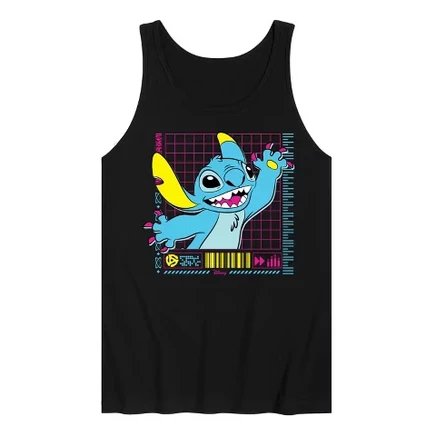 Мужская майка Disney Lilo & Stitch, черная