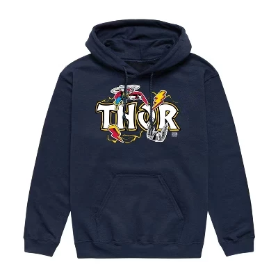 Мужское худи Marvel Thor Logo Stickers, синее