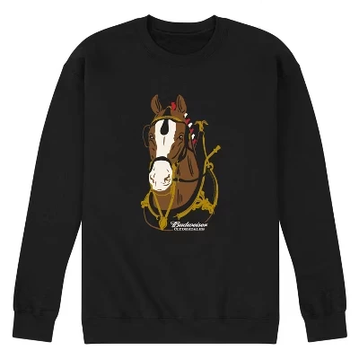 Мужской свитшот Budweiser Clydesdale, черный