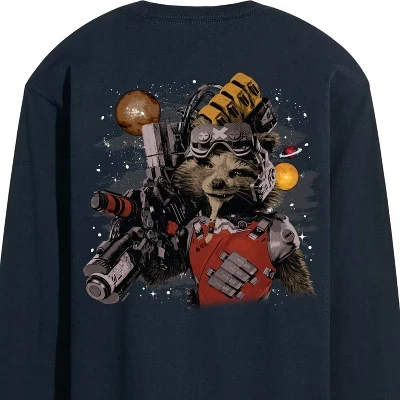 Мужской лонгслив Guardians of the Galaxy Rocket, синий