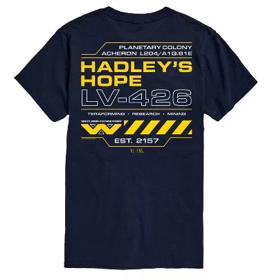 Мужская футболка Aliens Hadley's Hope, синяя