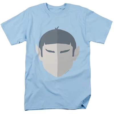 Мужская футболка Star Trek The Vulcan, голубая