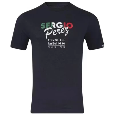 Мужская футболка Red Bull F1 Sergio «Checo» Perez, синяя