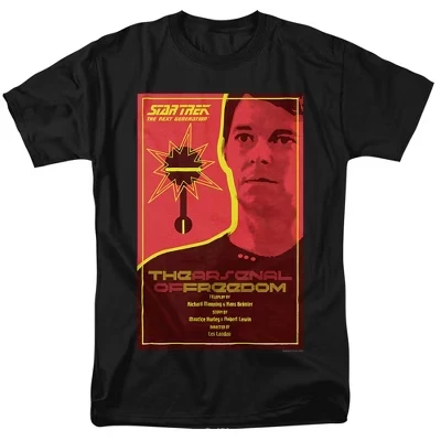 Футболка для взрослых Tng Сезон 1 серия 21 Черная black