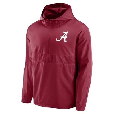 Мужская серая ветровка Alabama Crimson Tide