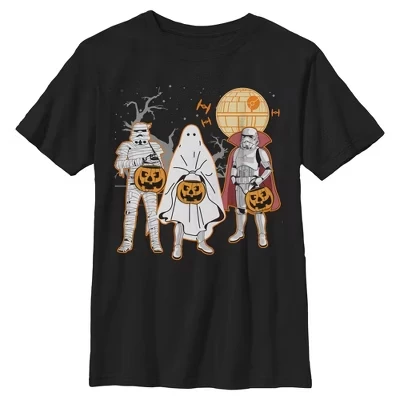 Футболка для мальчиков Stormtroopers Trick Or Treat черная