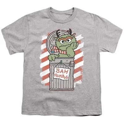 Футболка с комиксом Bah Humbug Christmas Oscar Comics для мальчиков athletic heather