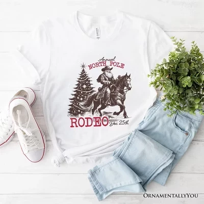Женская футболка OrnamentallyYou North Pole Rodeo, белая