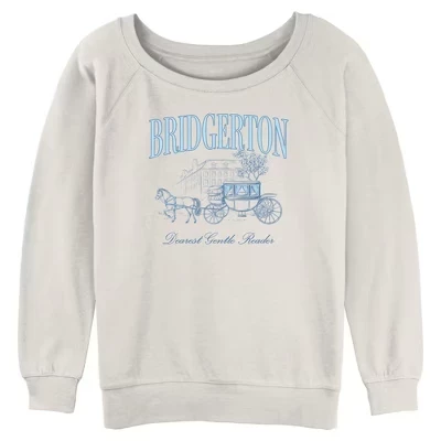 Юниорская женская толстовка Bridgerton Dear Gentle Reader с капюшоном в виде белой цапли