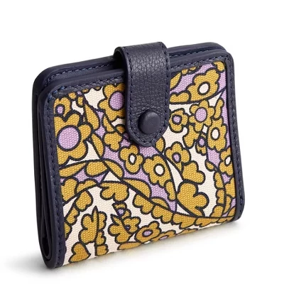 Женский кошелек Vera Bradley Oxford, принт Tiny Garden