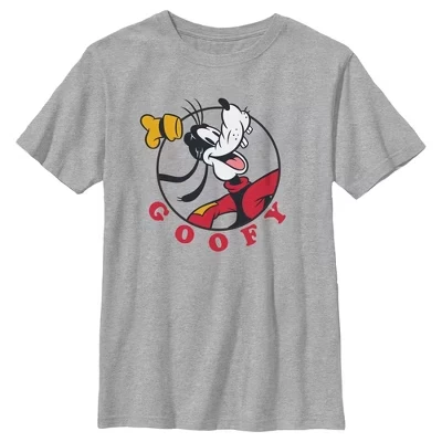 Футболка для мальчиков Mickey & Friends Гуфи, серый меланж