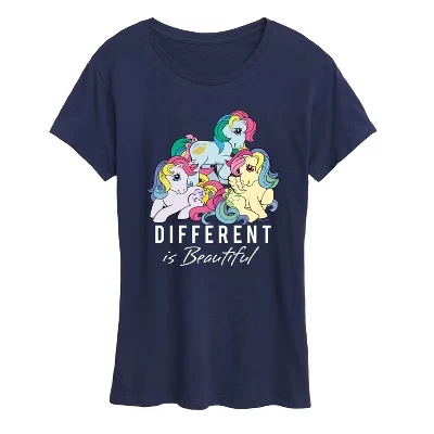 Женская футболка с коротким рукавом и графическим принтом Different Is Beautiful