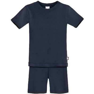 Детская пижама City Threads из хлопка, синяя