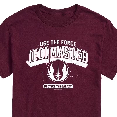 Men's -  - Jedi Master Short Sleeve Graphic T-Shirt maroon