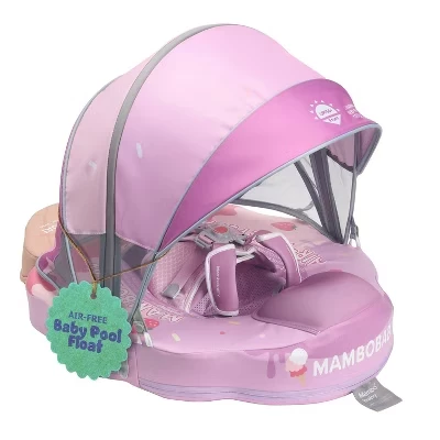 Детский круг Mambobaby Sunny Navigator с навесом, розовый