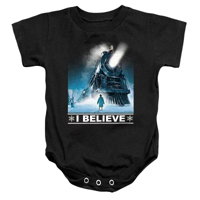 Детское боди Baby I Believe черного цвета