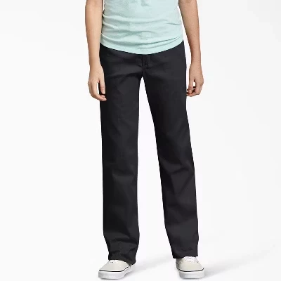 Брюки для девочек Dickies Slim Fit, черные