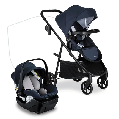 Детская система Britax Willow Brook с автокреслом и коляской, синяя