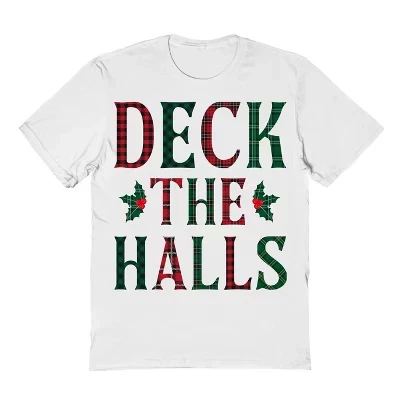 Мужская футболка Rerun Island «Deck the Halls», белая