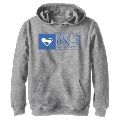 Худи для мальчиков DC Comics Flash Supergirl, серое