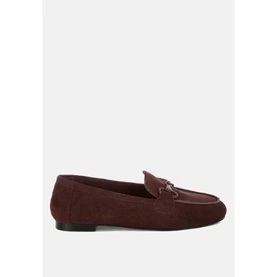 Женские лоферы Rag & Co. Awen из замши, коричневые