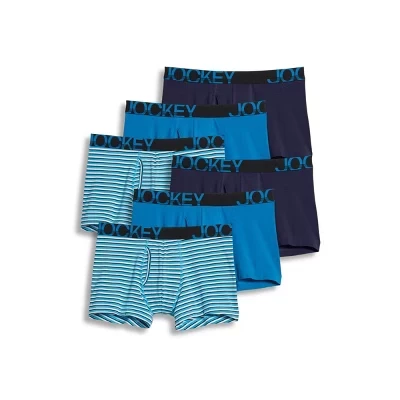 Мужские боксерские трусы Jockey ActiveStretch 4″, 6 шт., темно-синий