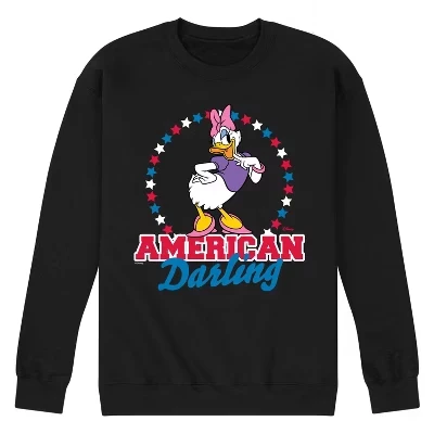 Мужская флисовая толстовка American Darling Daisy с графическим рисунком, черный