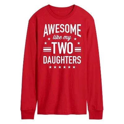 Мужской лонгслив Instant Message Daughters, красный