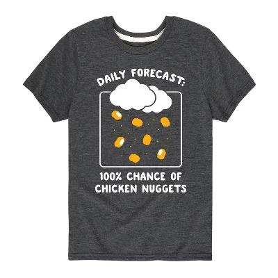 Футболка Weather Chicken Nuggets с коротким рукавом и графическим рисунком heather charcoal