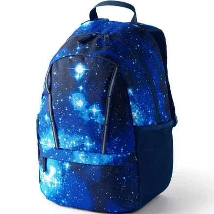 Детский рюкзак Lands End Classmate, синий космос