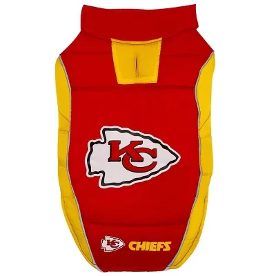 Жилет для собак NFL Kansas City Chiefs стеганый