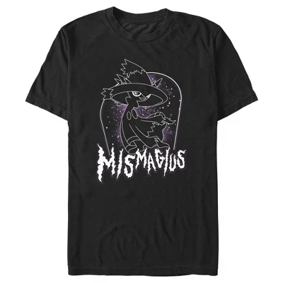 Мужская футболка Lineart Mismagius черного цвета