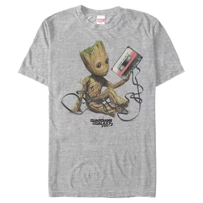 Мужская футболка Marvel Грут, меланжевая