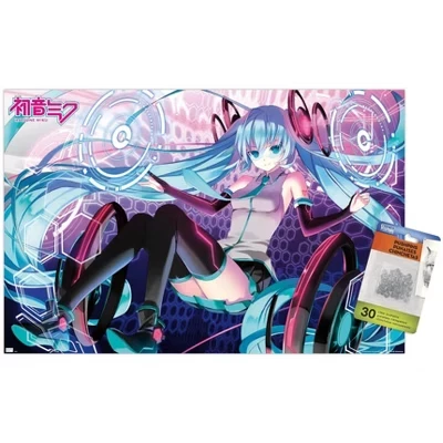 Постер Trends International Hatsune Miku «Электронная»