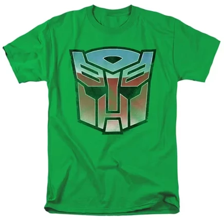Мужская футболка Transformers Vintage Autobot Logo, зеленая