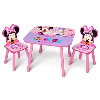 Детский стол Minnie Mouse и 2 стула с местом для хранения minnie mouse