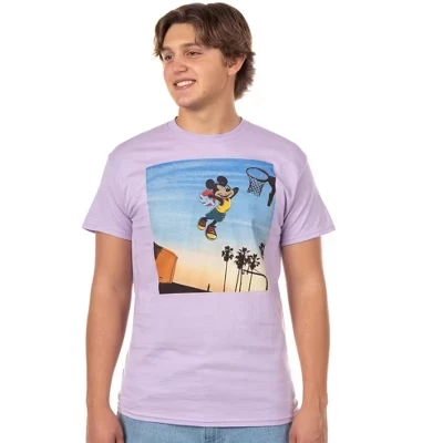 Мужская футболка Seven Times Six Disney Mickey, сиреневая