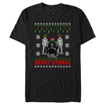Мужская футболка Star Wars «Merry Sithmas», черная