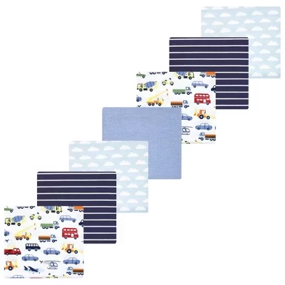 Набор пеленок Luvable Friends, 7 шт., vehicle adventure