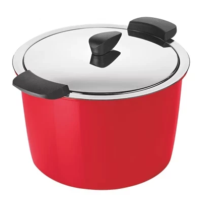 Кастрюля Kuhn Rikon Hotpan 5 л с термочашей, красная