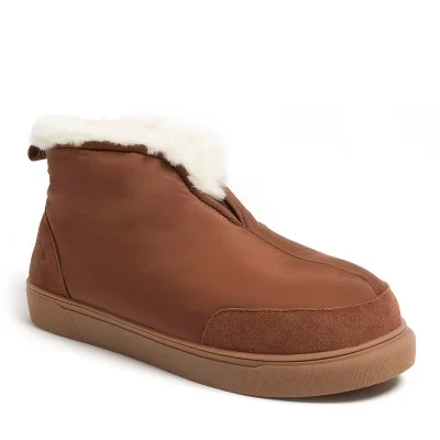Мужские тапочки dearfoams из овчины, коричневые